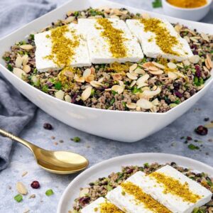 סלט בורגול ועדשים | חלבי